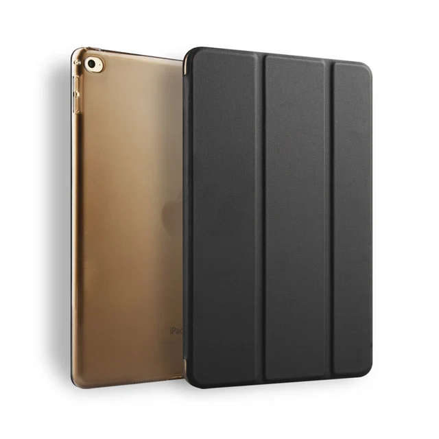 Ultra Thin Smart PU Leather Book Flip Cover Case for iPad pro 12.9 with Trifold Stand sleep
