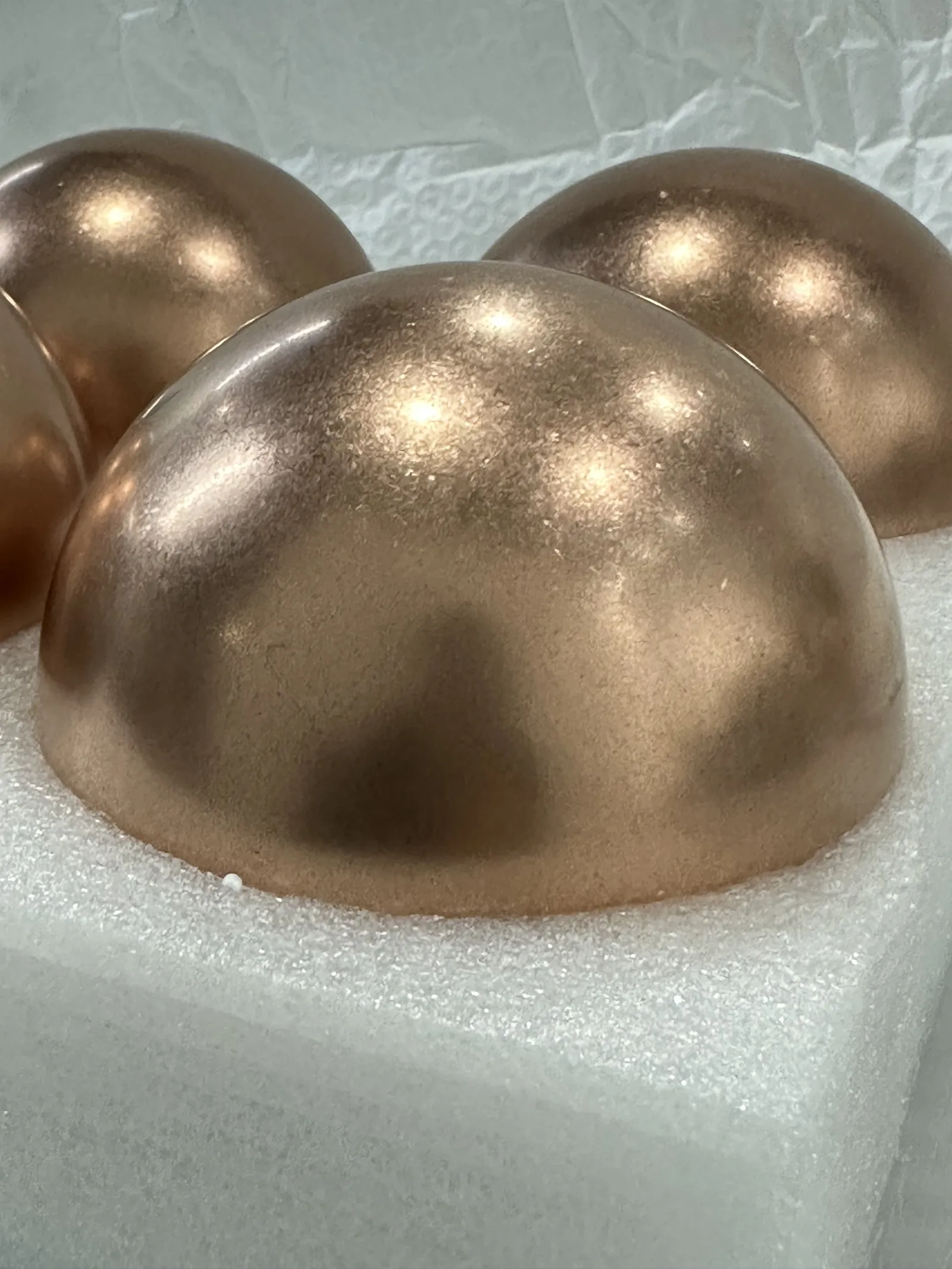 Custom Size Polished Large Balls 6mm Hollow Red Copper Pure Copper Ball