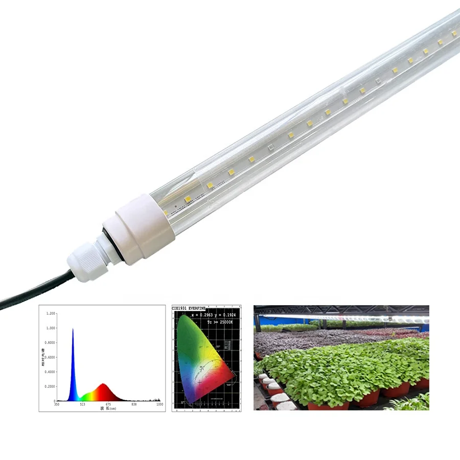 t8 led grow lights tube 660nm red 440nm blue for hydroponic indoor plants