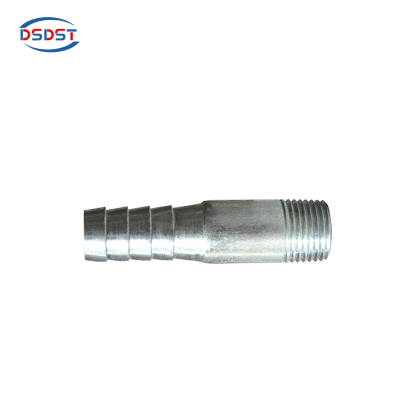 Lead the industry hose nipple connector gi stainless steel hose nipples threaded pipes
