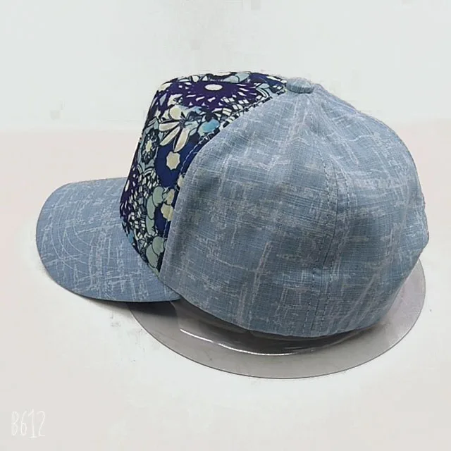 Spring and Autumn Blue Pattern Casual Hat