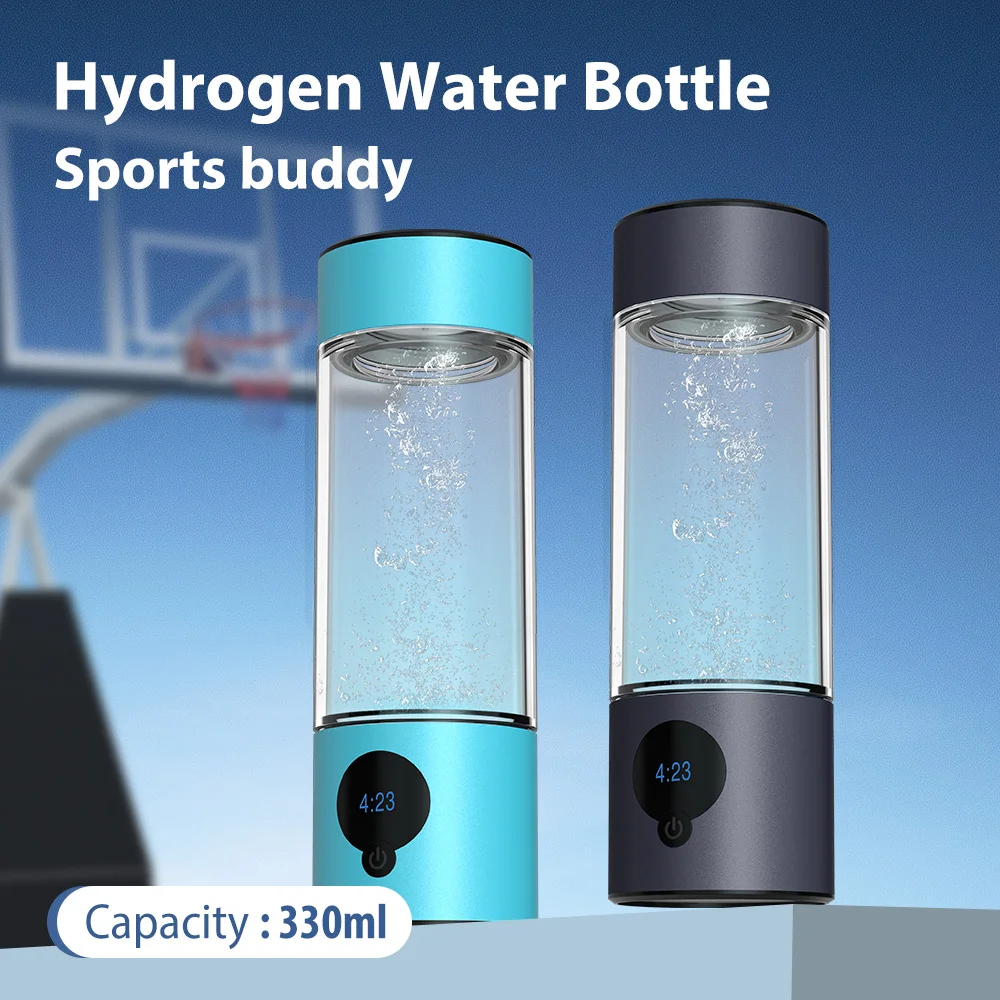 Suyzeko OEM ODM High End Water Cup SPE PEM Technology 5000ppb USB Rechargeable Hydrogen Generator H2 Hydrogen Rich Water Bottle
