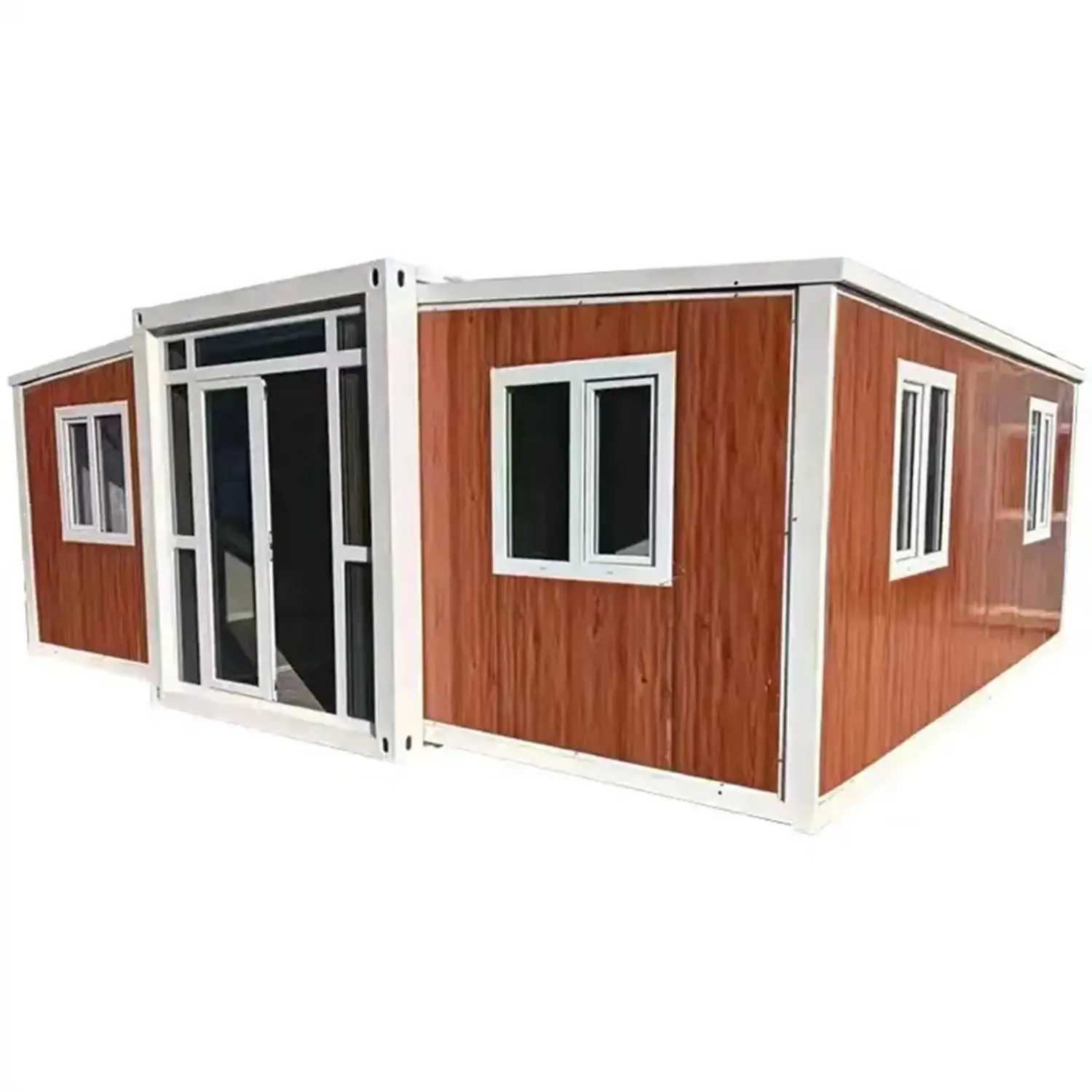 Factory Custom 20ft Mobile Home 2 Bedroom Portable Living Prefab Expandable Container House