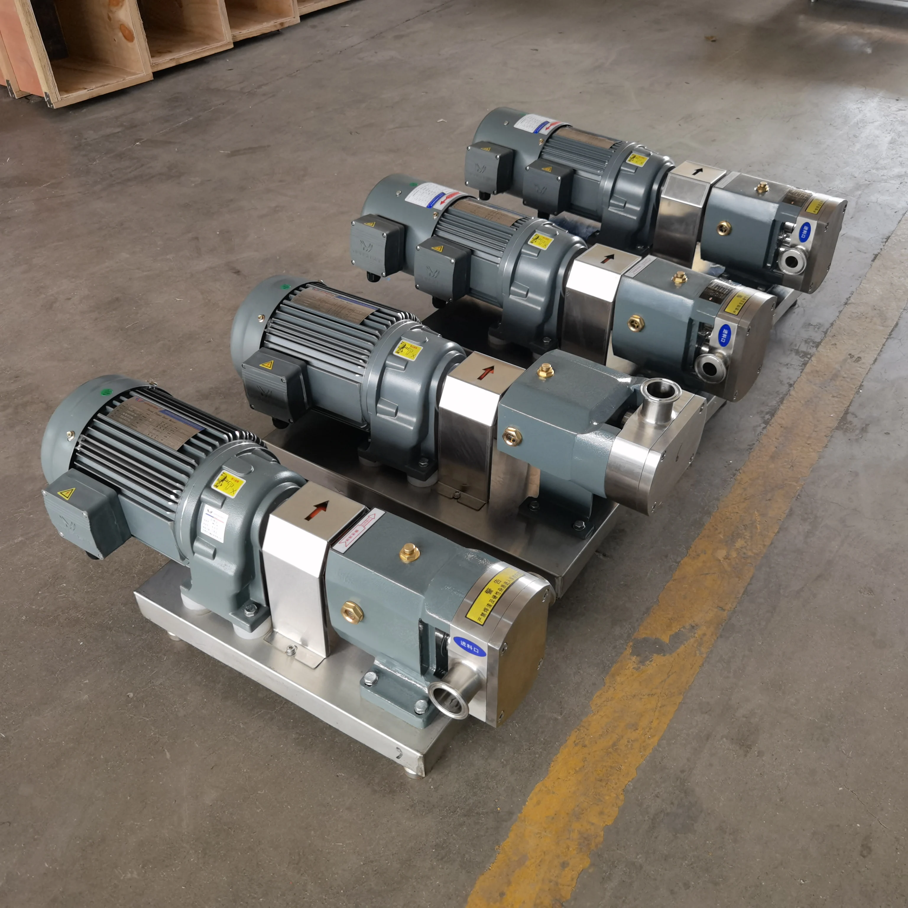 Hygienic Lobe Pump(Rotor Pump), Sanitary or Industrial SS304&316 stainless steel Pump with Low Price