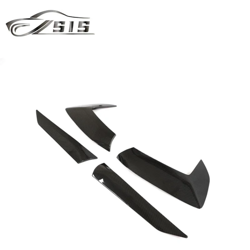 Door Panel Front & Rear Vent Cover Corvette C8 2020-2021Y Carbon Fiber Bumper Fender Side Cover Fit For Car Corvette C8 Bodykit