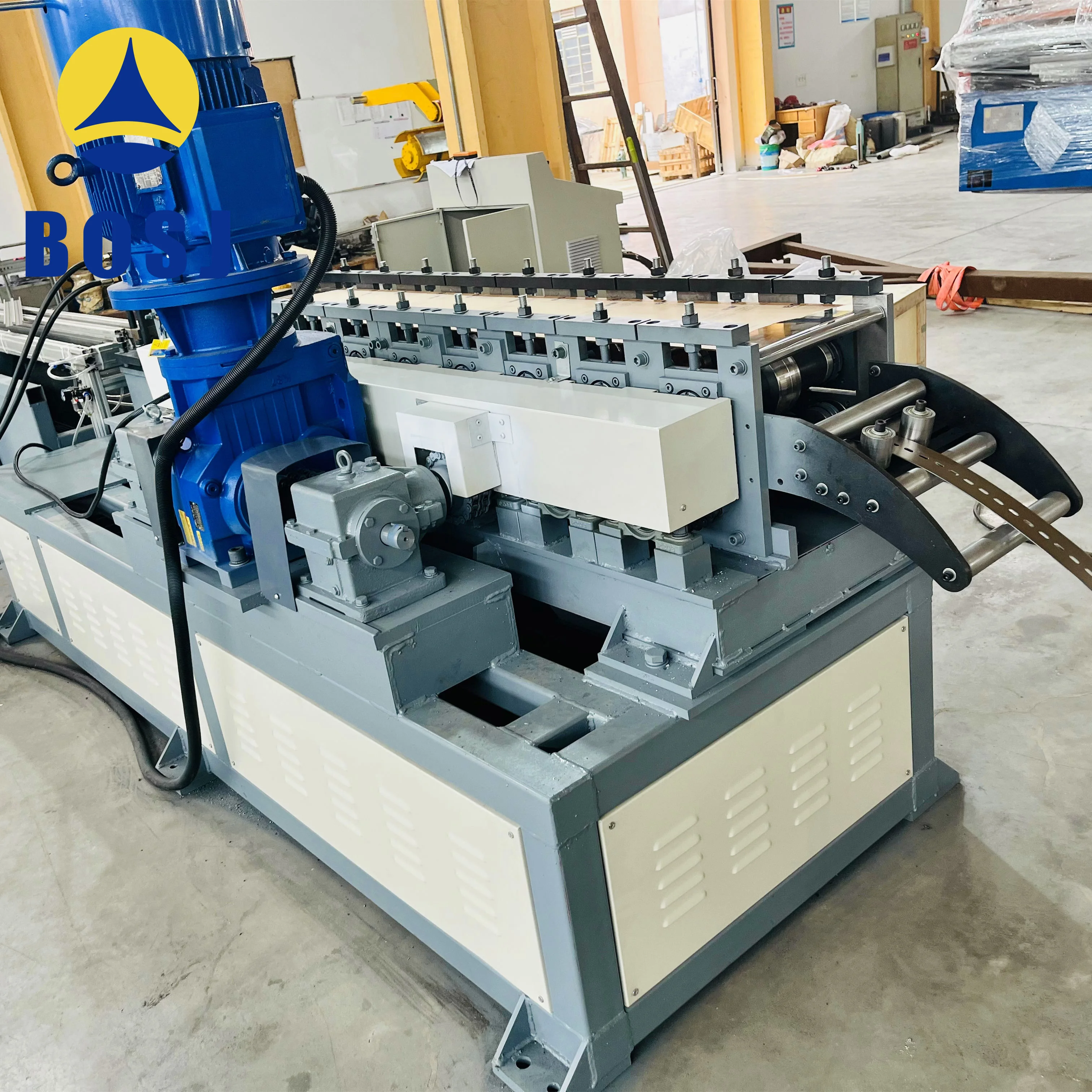 Greenhouse Waterdown Galvanized Metal Rain Gutter Profile Cold Roll Forming Machine