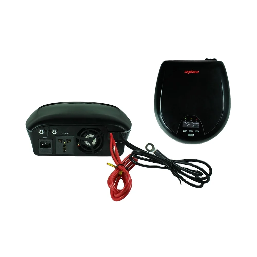 Inverter AC charging off grid 500va 1000va 2kva hybrid mppt home system high frequency transformer less inverter solar inverter