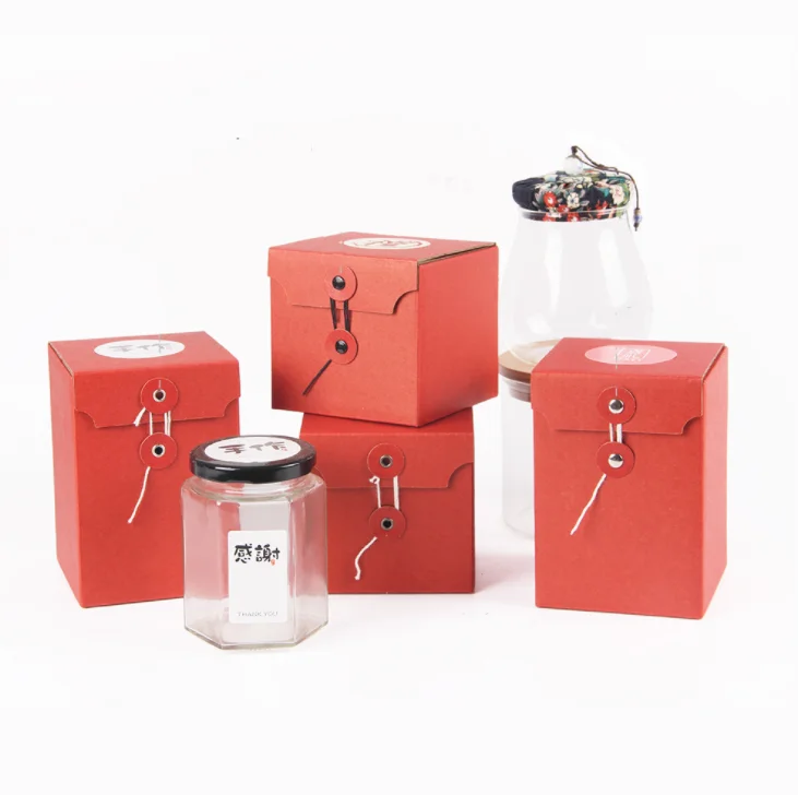 In Stock Recyclable Eco-Friendly tea box packaging corrugated paper box