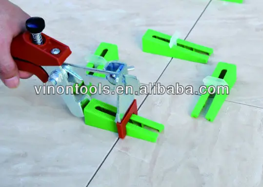 Tile Leveling System, Lippage leveling spacer and wedges Levelling clips
