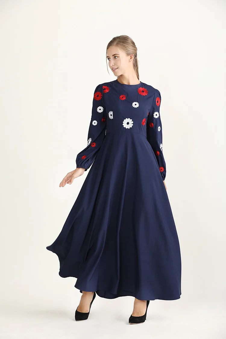 
European fashion summer long dress maxi dress Spring plus size dresses 