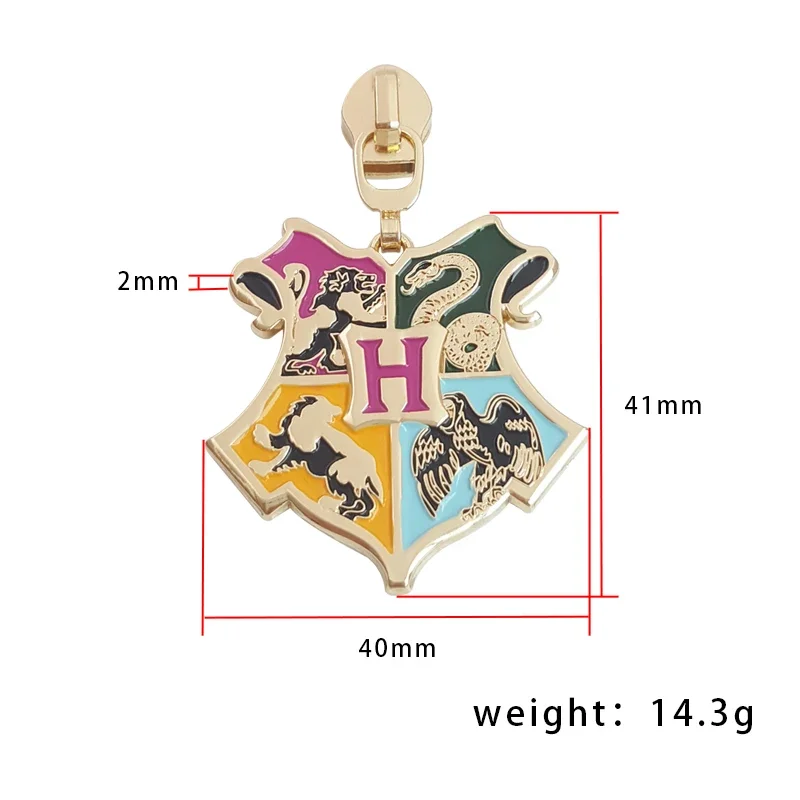 Hot Sale Creative Sewing Machine Pattern Zipper Slider Metal Zipper Puller Custom  For Garment Accessories