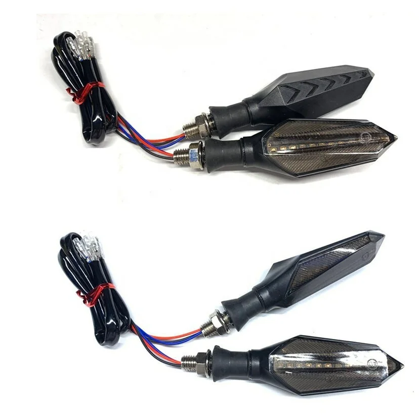 Motorcycle turn signal modified LED running water horizon for little monkey turn signal off-road 12v universal indicator light