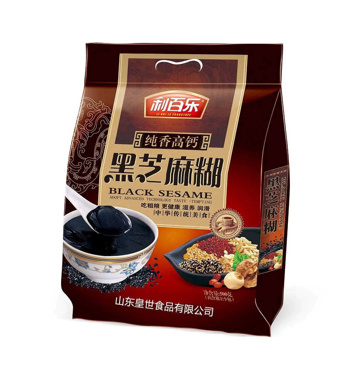 
Hot Chinese Meal Replacement Drink Mixed Black Sesame Powder Instant Black Sesame Paste 
