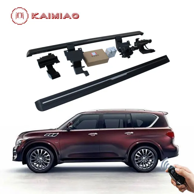 Японский импортный для Infiniti QX80 2013 + новая модель современной автоматической подножки на внедорожнике автомобильная электрическая подножка