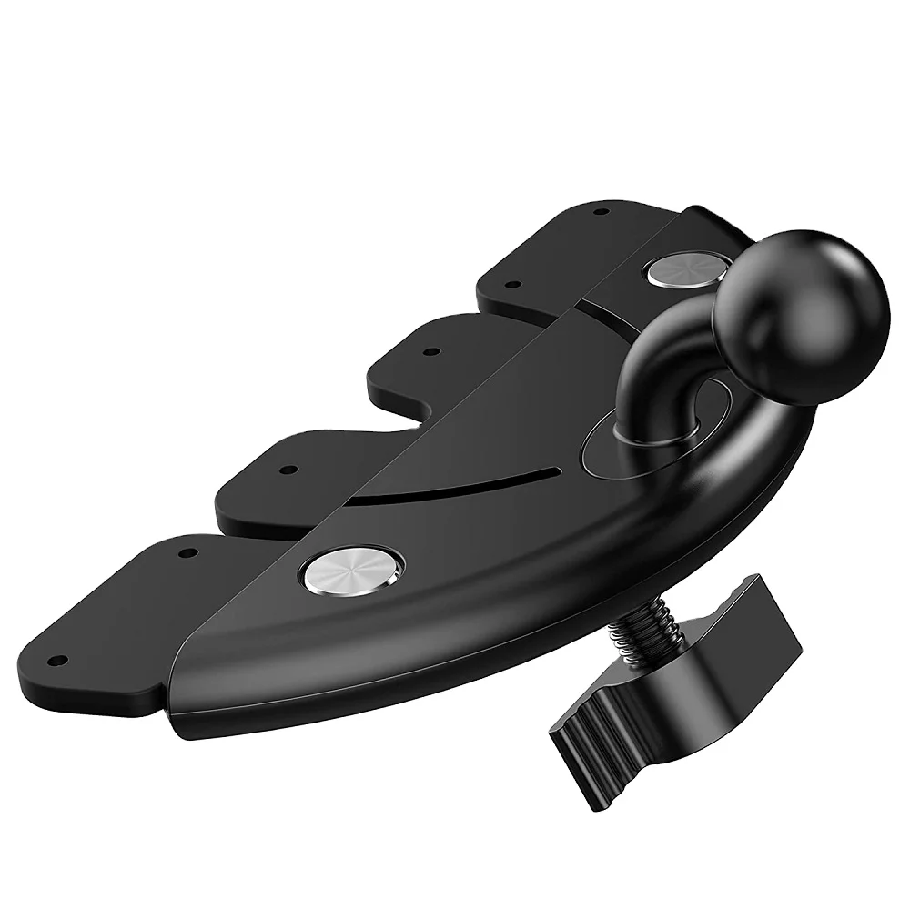 17mm Ball Head Car CD Slot Phone Holder Base Universal Car CD Slot Clip Mount for Mobile Cellphone Holder Car GPS Bracket