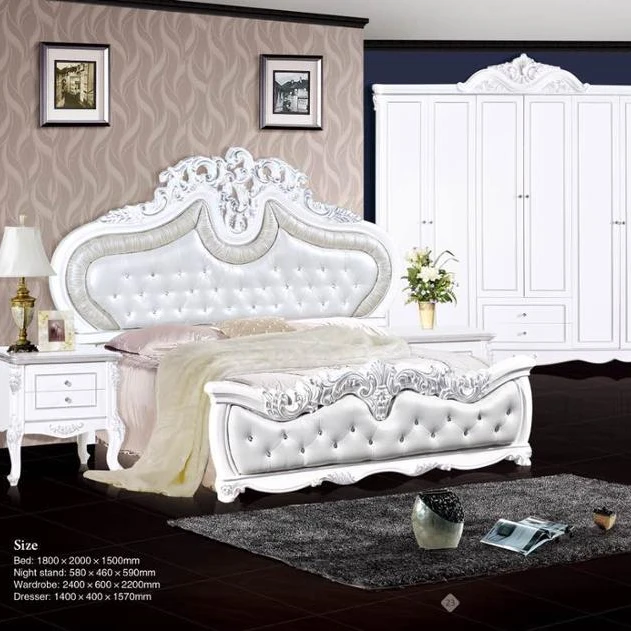 Modern  Wooden Juegos De Cama 5Pcs Bedroom Set Bed Set Furniture For Home