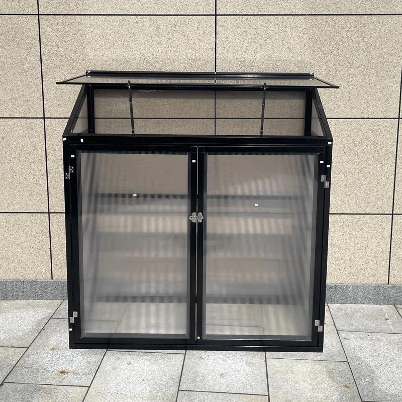 Сельскохозяйственная мини-теплица с алюминиевой рамой наборы уличных домов для садовых