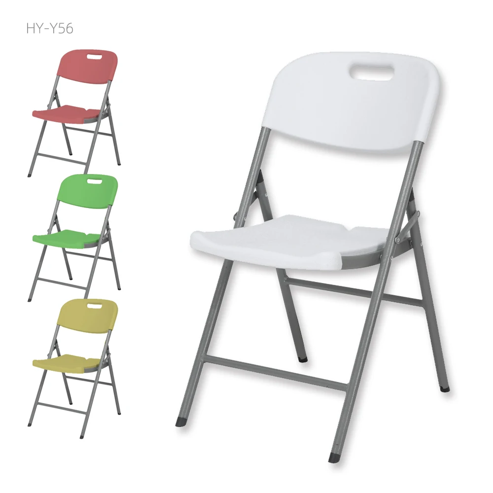 FOLDING CHAIR OUTDOOR plegable silla white plastic folding catering chair for outdoor
