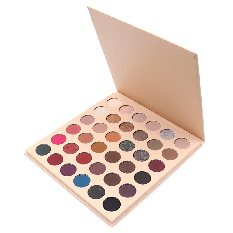 Custom name 36 colour eyeshadow palette diy long lasting professional eyeshadow makeup