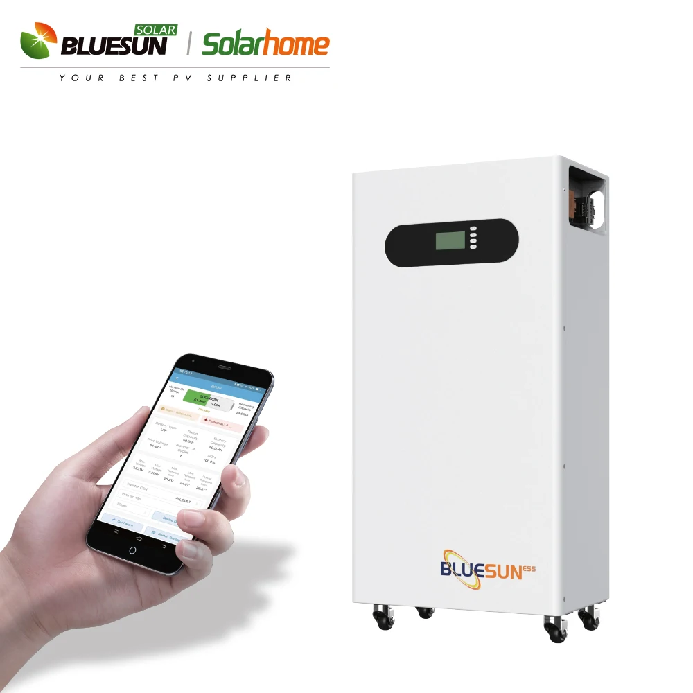 Bluesun Hot Selling 51.2V 15KWH Lifepo4 Lithium Battery 48V 200AH WIFI Monitoring for Home Energy Storage
