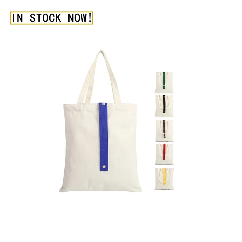 Sympathybag Wholesale Foldable Shopping Bag Reusable Eco-Friendly Tote Cotton Durable Cinch Bag