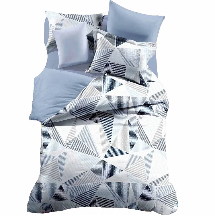 KOSMOS bedding linen customized size floral printed 90 gsm microfiber bed sheet set