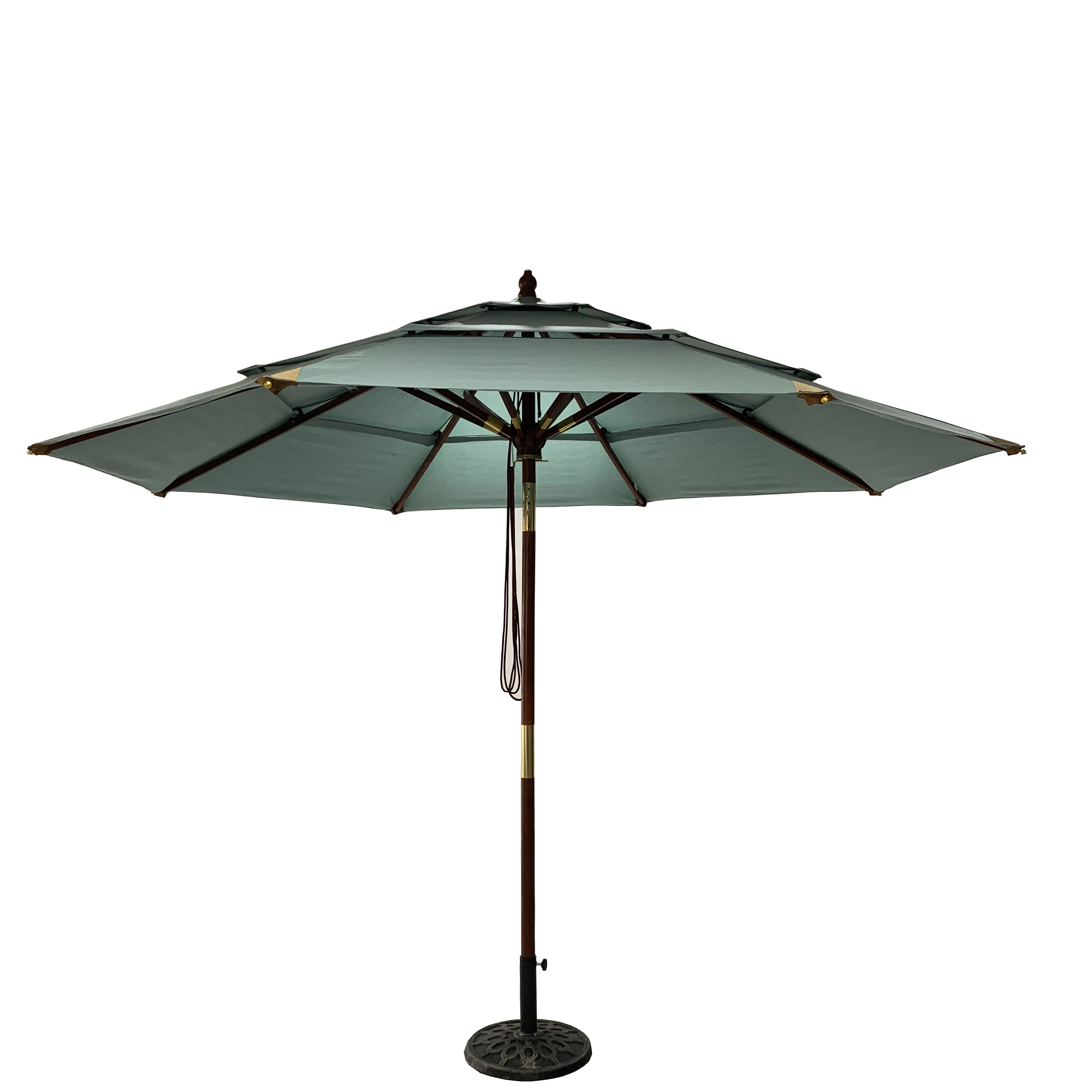 Custom Roman Hotel Patio Large Garden Sunshade Crank Outdoor Umbrella Parasol