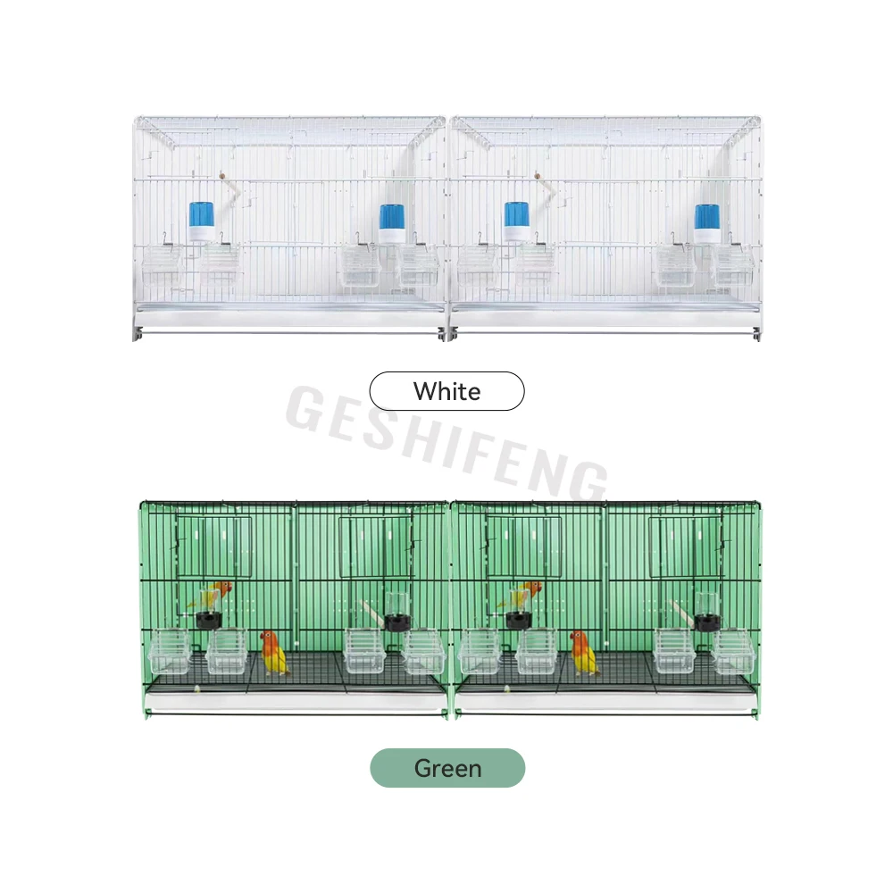 GESHIFENG Large Space 120CM Bird Cages Parrot Showing Cage For Birds Display With Food Box