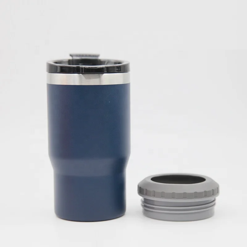 RTS 14oz can beer cooler stainless steel 304 Vacuum Insulated 14oz Drinking Cup 4 in 1 Beer Chiller