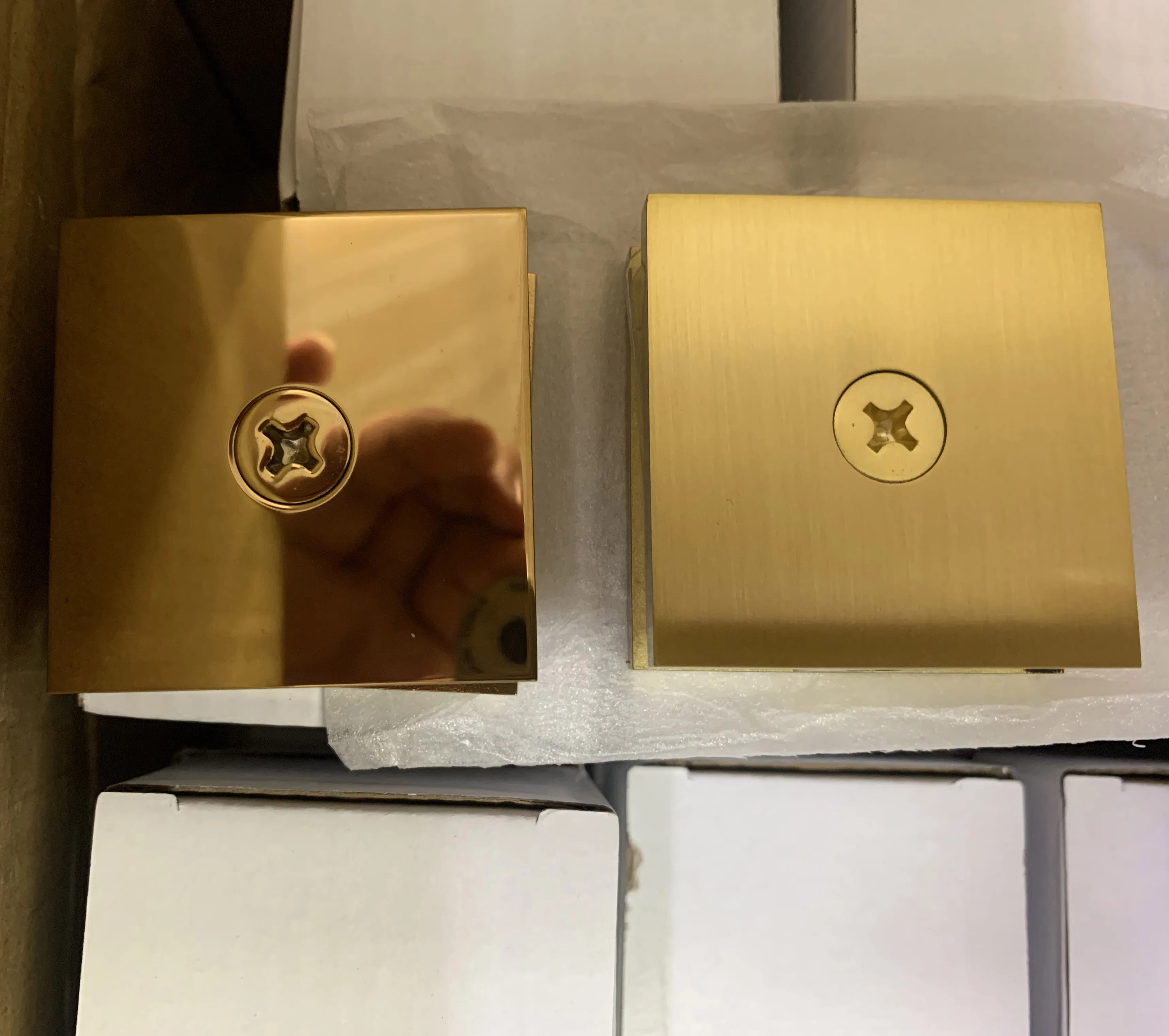 Condibe wall mounting shower door glass clips