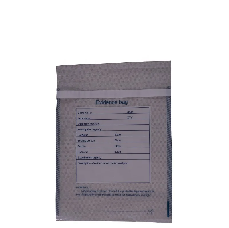 No.C033 Medium plastic evidence bag