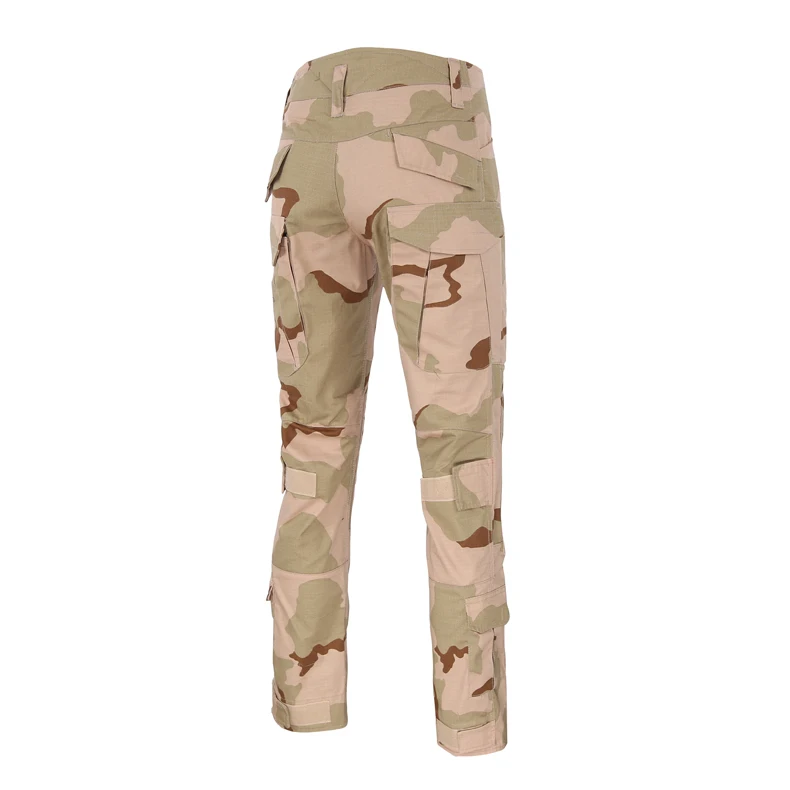 3-sand Camo Tactical Men Hunting Uniform Combat Paintball Frog Pants