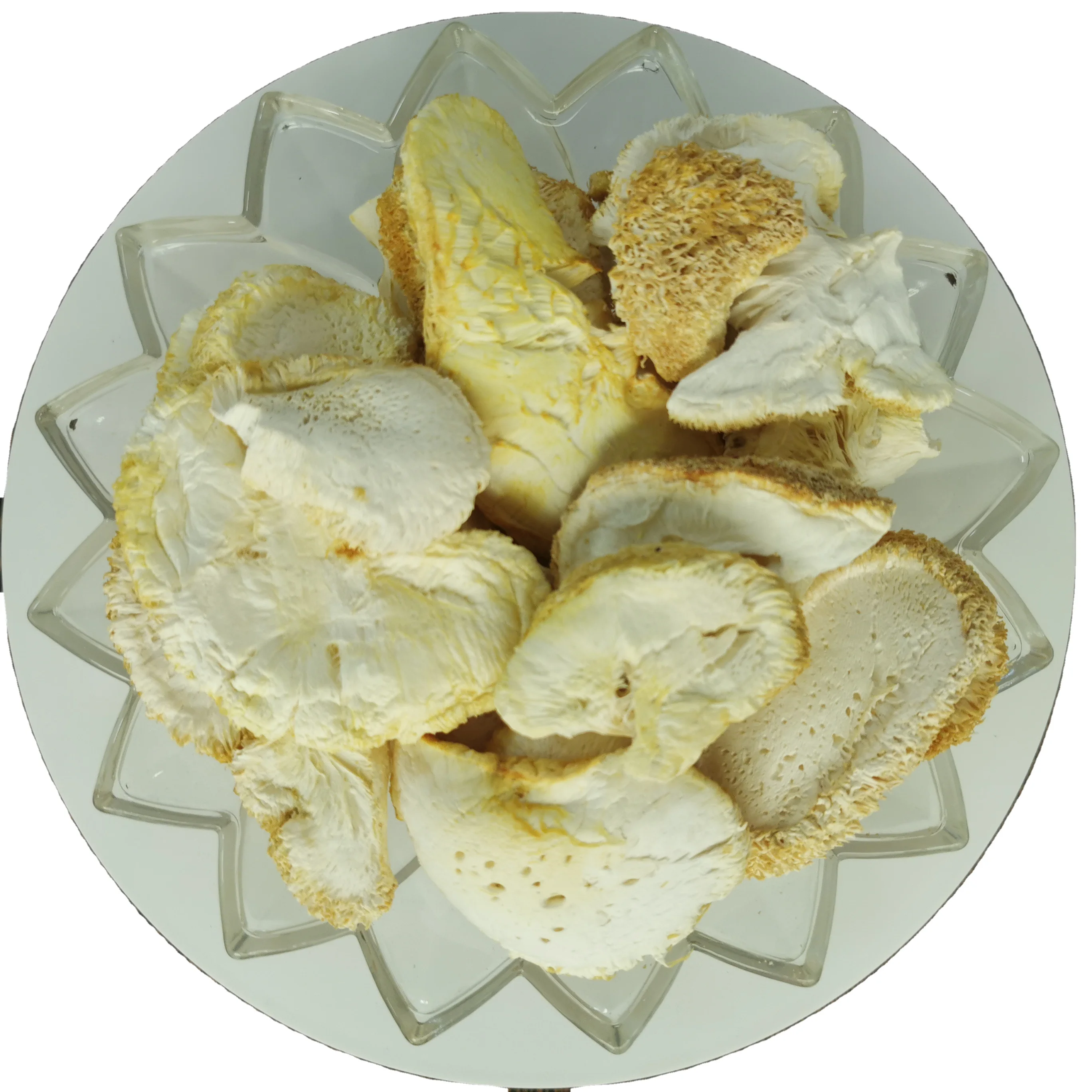 sliced hericium erinaceus Dried lions mane  mushroom for extract ,cooking OEM