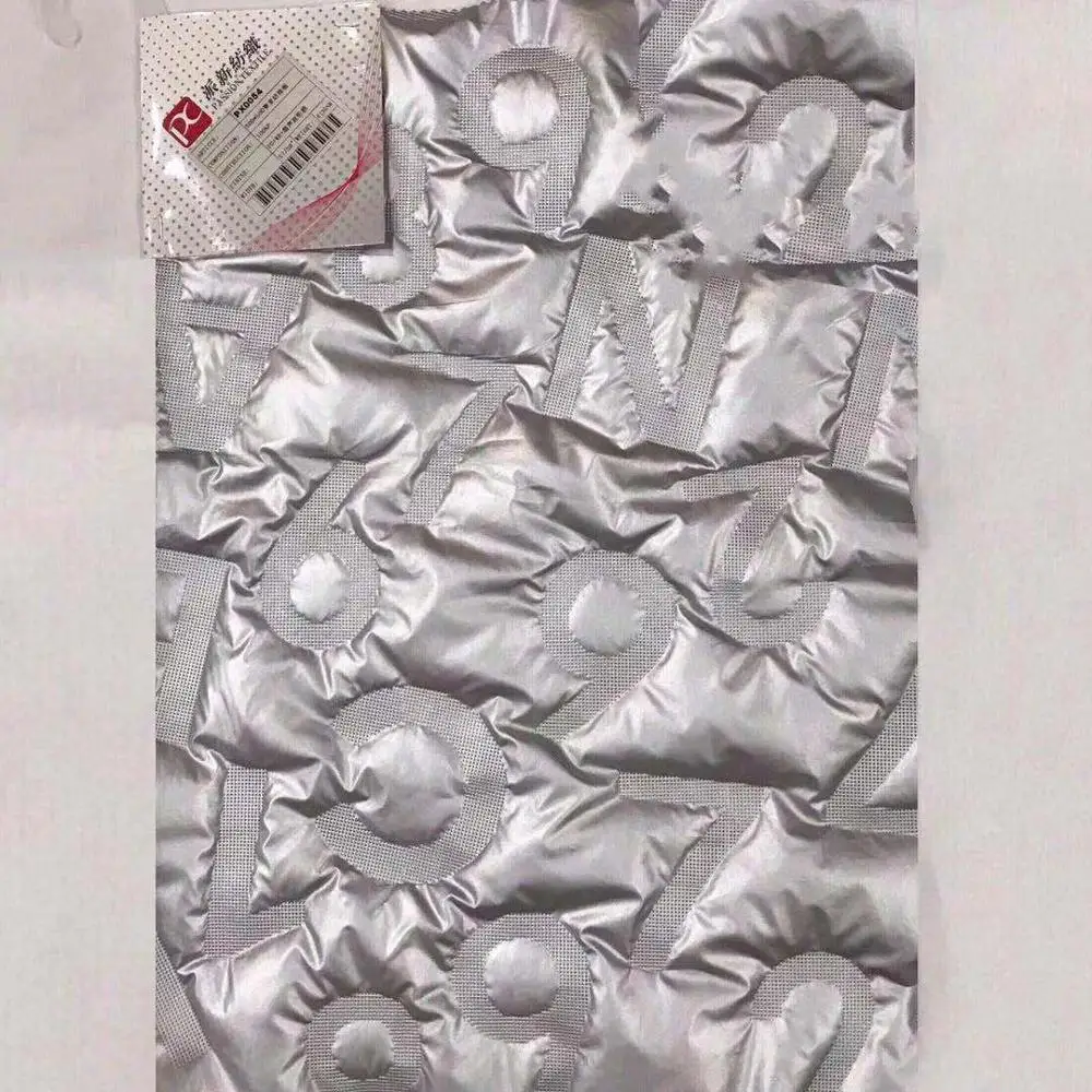 new design Waterproof No-sewing Direct quilted Fabric for jacket