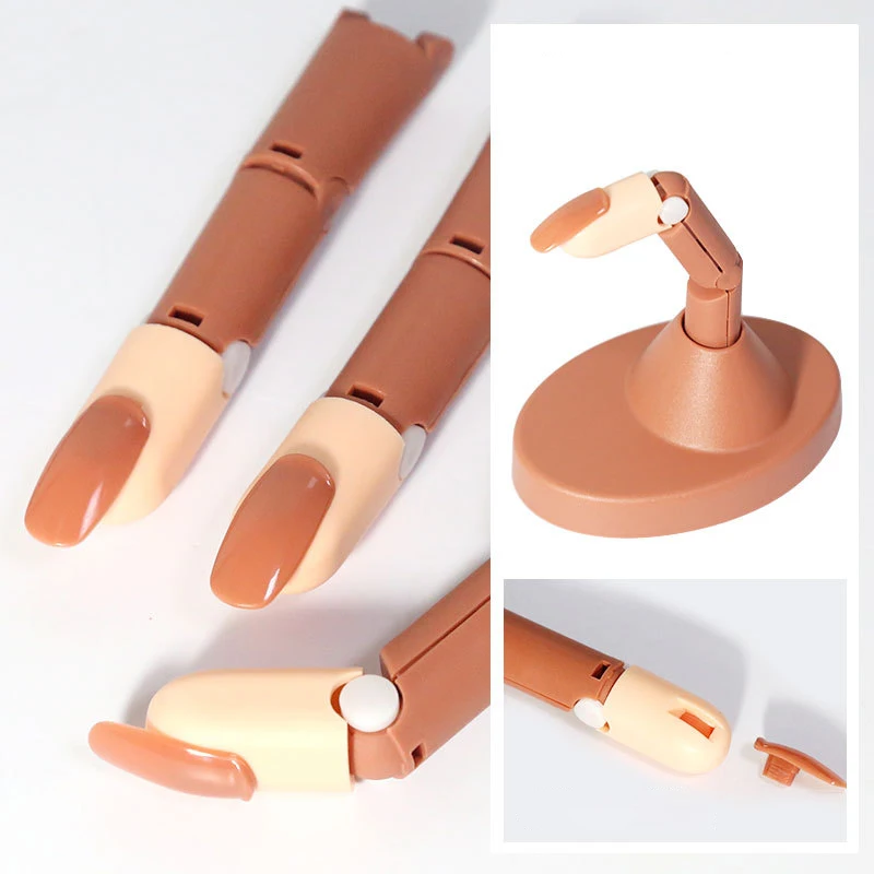 Professional Flexible Nail Tools Kits Nail Training Hand Mannequin Practice Hand For Acrylic Nails