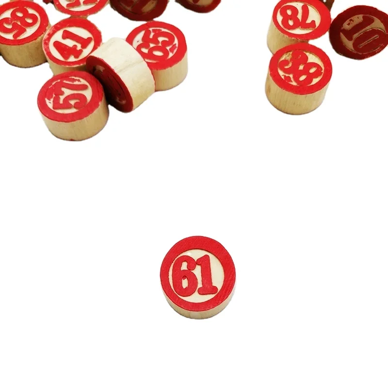 Wooden board numbers game bingo game  Russian Lotto Board Games for Family