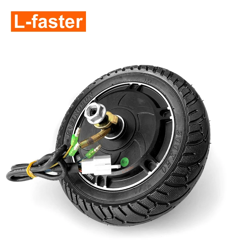 DIY 8 inch electric scooter brushless hub drum brake motor wheel kit