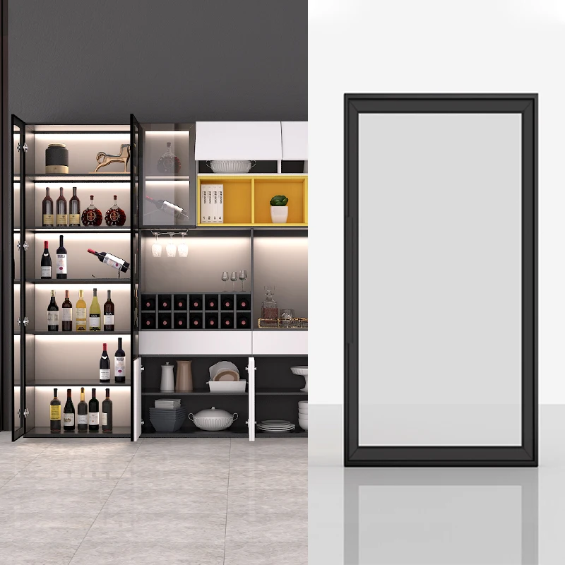 Aluminum Profile Wardrobe Closet Glass door Frame Aluminum Glass Door and Window Frame