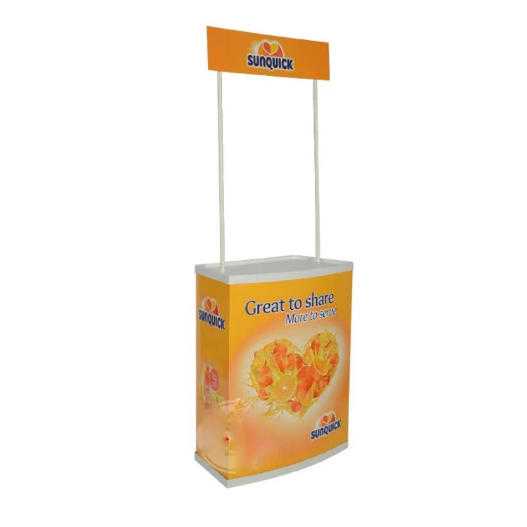 Advertising products equipments folding PP supermarket table desk abs promotion display table promotion table stand