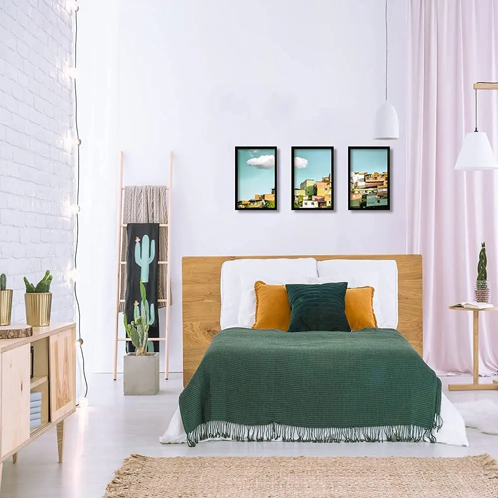 5pcs Pack 12x16inch Lightweight ABS Picture Frame with Plexiglass Photo Frame with Removal Tape and Hook on The Back