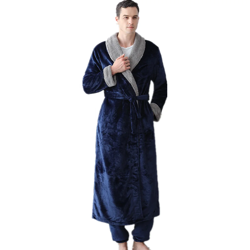 Custom Spa Bath Robe OEM Customized Sleepwear Bathrobe with Hood for Home and Hotel Luxurious Men