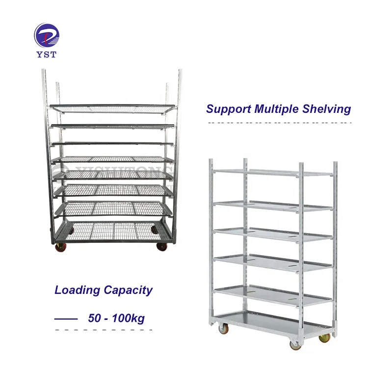 Metal Transport Wire Racks For Mushroom And Microgreens Production