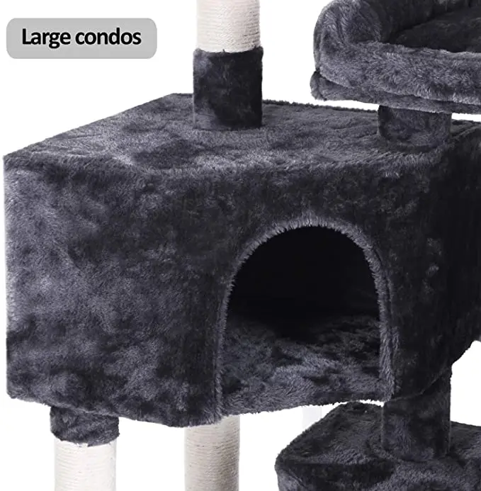 New customizable Cat Tower Furniture Kitty Activity Center Kitten Play House Multi-Level Cat Tree Condo for cat
