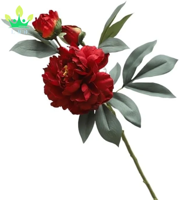 Artificial Multi-Layer Peony Flower with Stems Real Look Peonies for Wedding Centerpieces Bridal Baby Shower Party Decorations
