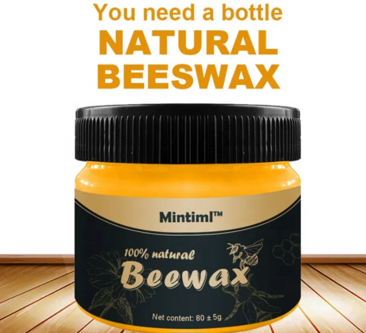 
Genuine Mintiml Wood Seasoning Beewax waterproof floor wax polish furniture care 