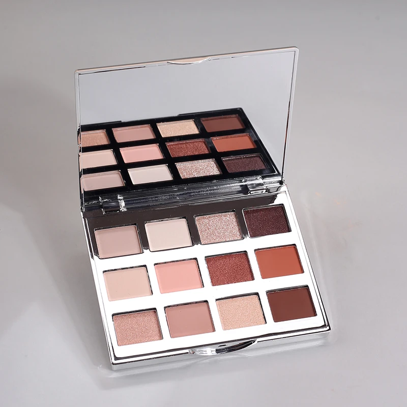 custom no logo wholesale vegan eyeshadow palette makeup high pigment 12 colors eye shadow palette