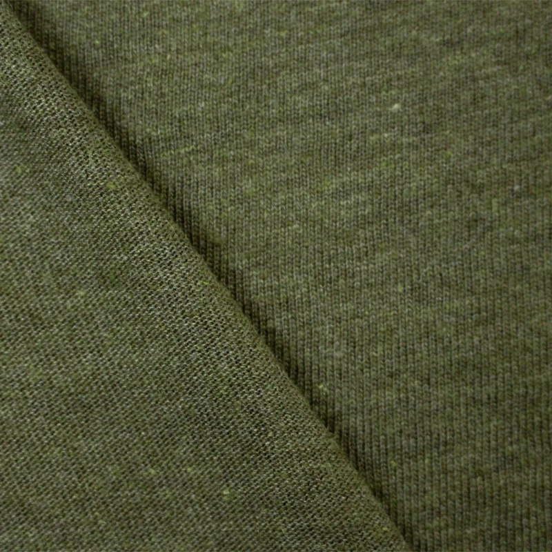 Eco-friendly 220gsm 70% bamboo 30% hemp jersey Organic soft knitting fabric for Sweatshirt