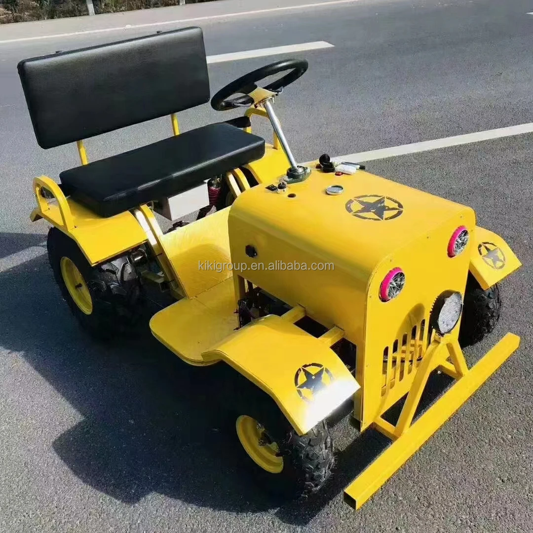 New arrival popular amusement electric happy car for adults pedal go karts