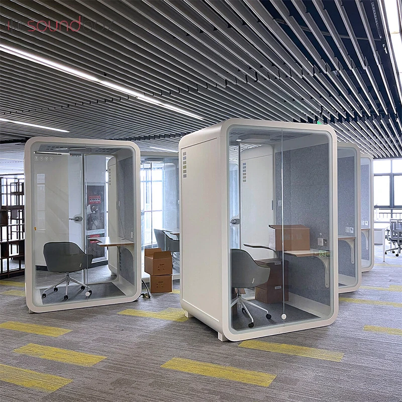 M SIZE Movable Meeting Soundproof Booth Acoustic Private Office Meeting,outdoor Phone Booth Office Working Studio Sound Booth/