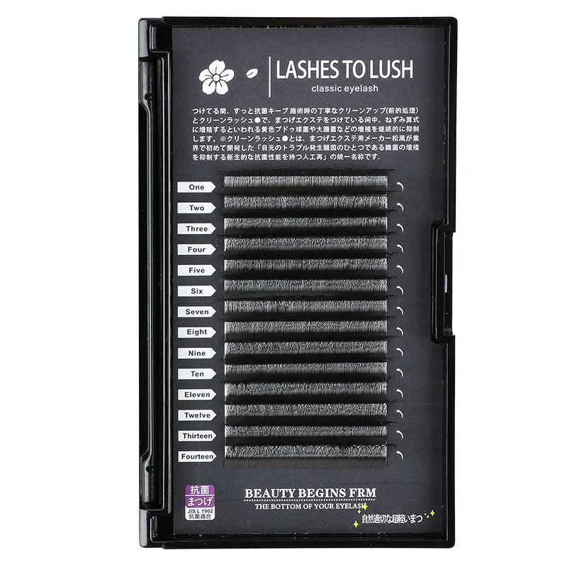 0.05 Clover Grafted Eyelashes 3d fairy flower Soft Mink Hair 3 Leaf clover Special Eyelash Serum Private Label